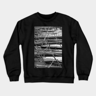 Moored - Photography by Avril Thomas Crewneck Sweatshirt